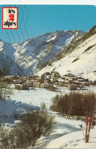 BF12729 dauphine vue de la station le grand rochail france front/back image