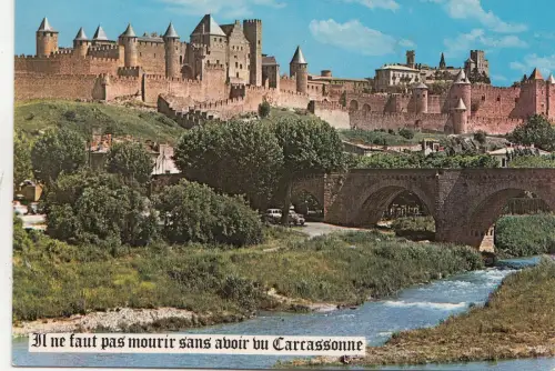 BF21861 vue generale carcassonne france front/back image