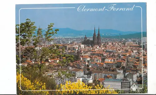 BF14839 clermont ferrand p de dome vue generale sur la france front/back image