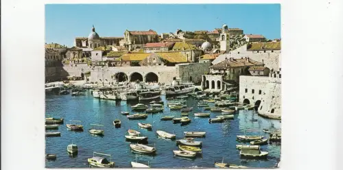 BF28928 dubrovnik stare gradska luka croatia front/back image