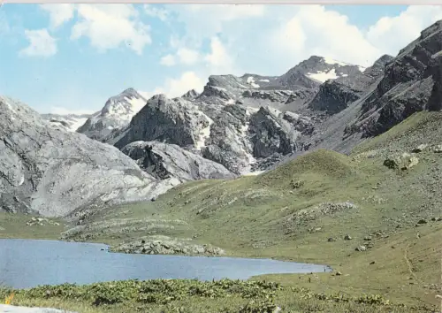 BF13100 haute ubaye larche lac du lauznanier france front/back image