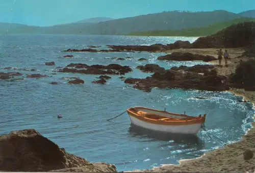 BF14444 crepuscule sur la cote mediterraneenne france front/back image