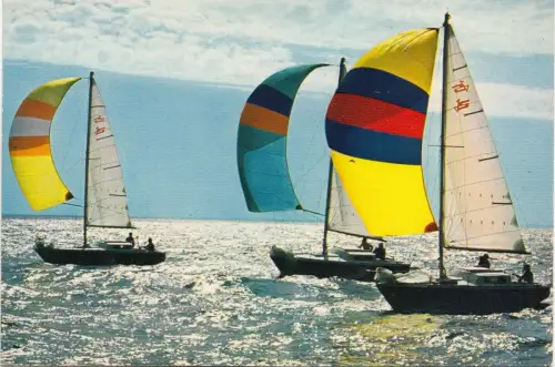 BF25375 bateaux de plaisance voiliers ship regate france front/back image