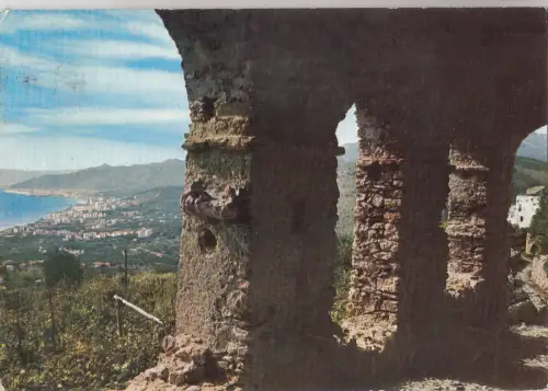 BF21300 pietra ligure riviera delle palme italy veduta france front/back image