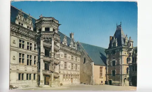 BF20936 blois l et ch le chateau ailes francois france front/back image