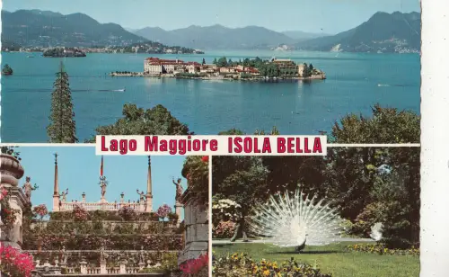 BF28954 lago maggiore isola bella italy front/back image