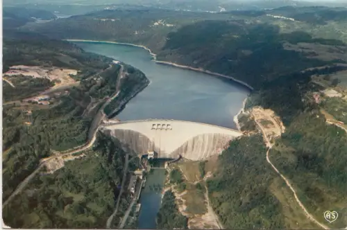 BF21642 montagne d orgelet a moirans le barrage jura france front/back image