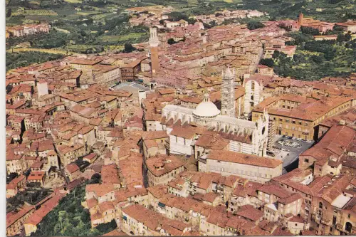 BF23462 siena veduta aerea italy front/back image