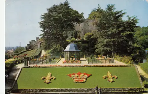 BF14685 langeais i et l les jardins du chateau et le don france front/back image