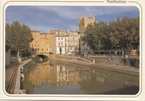 BF21435 les bords du canal narbonne france front/back image