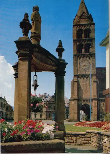 BF24676 guebwiller h r puits fleuri france front/back image