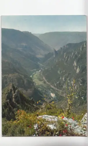 BF21093 gorges du tarn lozere le point sublime france front/back image