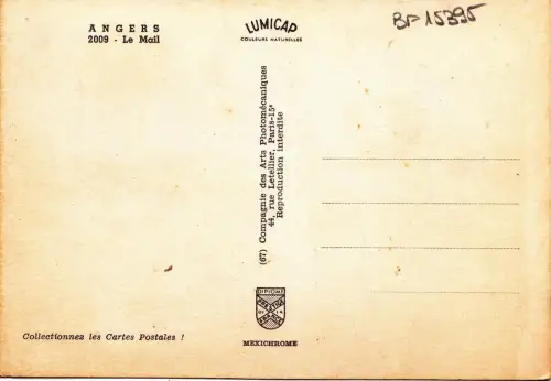BF15395 le mail angers france front/back image