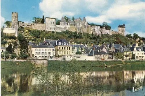 BF15540 chinon i et l le chateau france front/back image