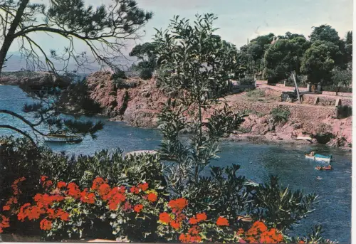 BF22329 cote d azur calanque fleurie france front/back image