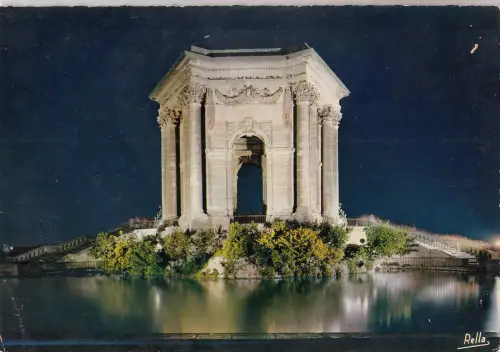 BF20193 montpellier herault jardin du peyrou france front/back image