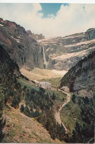 BF19692 gavarnie h p l arrival au cirque france front/back image