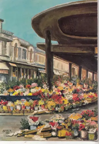 BF22079 cote d azur marche aux fleurs france front/back image