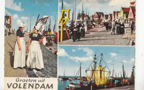 BF30014 Volendam Typen Folklore Kostüm Niederlande Vorder-/Rückseite Bild