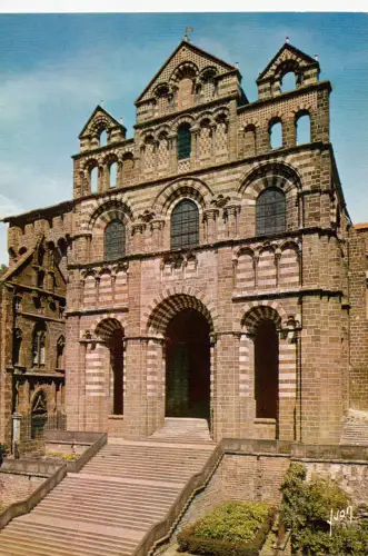 BF14064 le puy en velay basilique notre dame de puy france front/back image