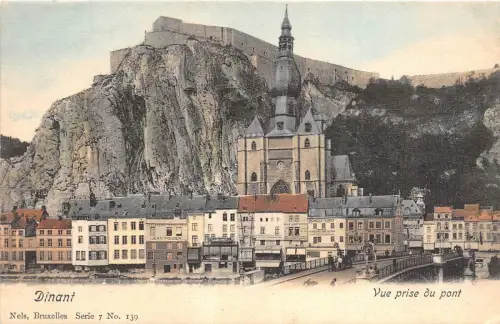 Br35152 Dinant vue prise du pont belgium