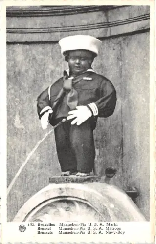 Br35082 Bruxelles Manneken Pis U.S.A Marin belgium