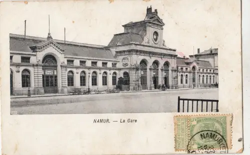 BF16651 namur la gare belgien front/back image