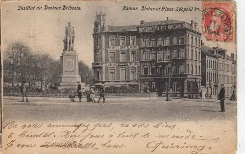 BF16658 Ortsstatue Leopold Belgien Vorder-/Rückbild