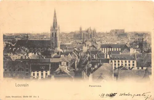 BR35907 Panorama Louvain Leuven Belgien