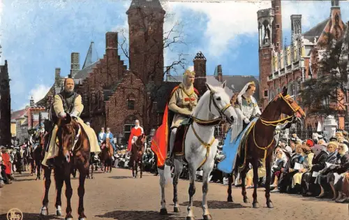 BT2661 Pferde chevaux Processie van het h Bloed Brugge Belgien