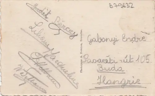 B79632 la panne de panne belgien retour de peche schiff vorder-/rückbild