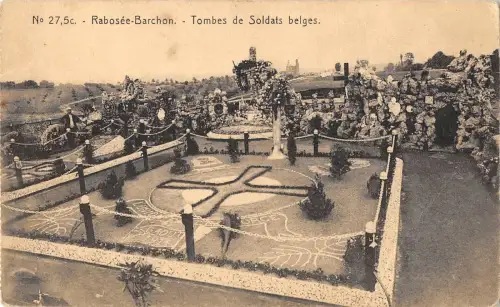 BR55160 tombes de soldats belges Rabosee barchon belgien