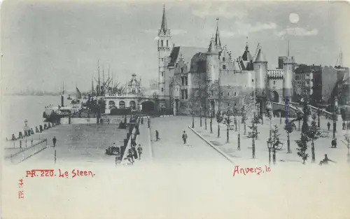 Lot106 le steen anvers antwerpen belgien litho ship