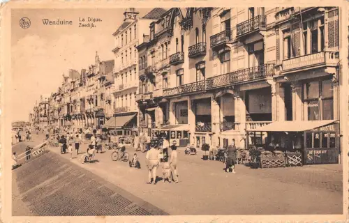 BR56152 le digue Wenduine Belgien