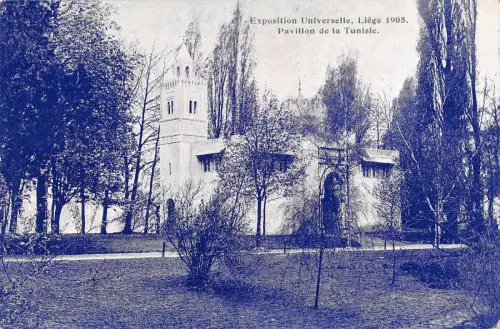 B106850 Belgien Ausstellung Universelle Liege Pavillon la Tunisie