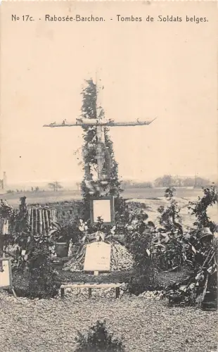 BR55159 Rabosee barchon tombes de soldats belges belgien