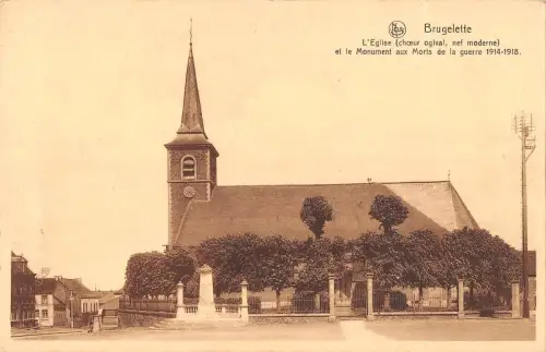 BR55610 Brugelette l eglise belgium
