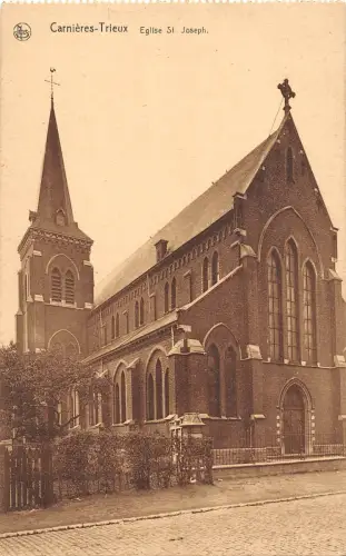 BR56142 Carnieres Trieux Eglise st Joseph Belgien