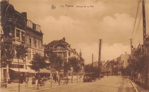 BR55055 La panne Avenue de la Mer belgien