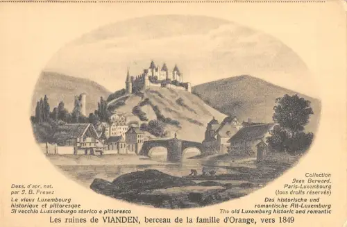 BR55115 Les Ruines de Vianden berceau de la famille d Iran belgien