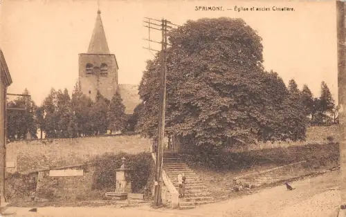 BR55566 Eglise et ancien cimetiere Sprimont belgium