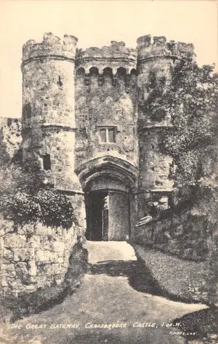 BR67321 the great gateway carlsbrooke castle isle of wight uk 14x9cm