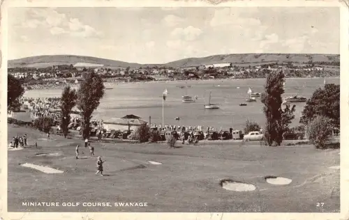 BR67432 Minigolfplatz Swanage UK 14x9cm