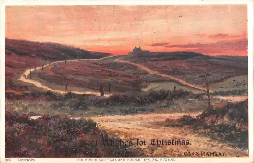 BR67406 ramsay the moors and cat and fiddle inn buxton uk 14x9cm