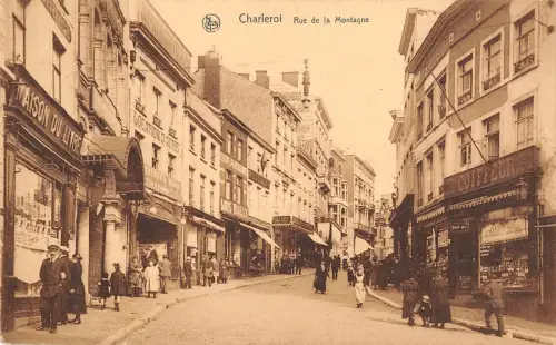 BR55650 Charleroi rue de la Montagne belgien