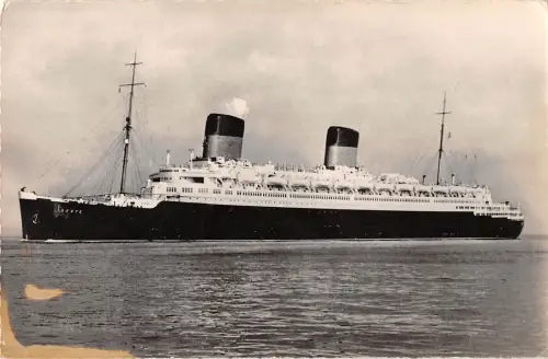 BF7945 french line liberte ship bateaux ligne le havre southam