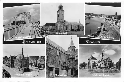 B92414 groeten uit deventer Echtfoto Niederlande