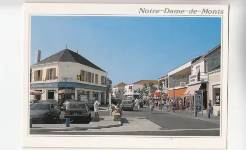 BF21138 notre dame de monts vendee le centre ville france front/back image
