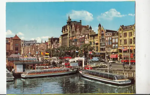 BF29479 damrak met rondvaartboten amsterdam niederlande front/back image