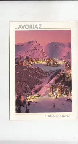 BF20356 avoriaz h s crepuscule france front/back image